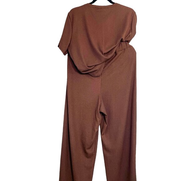 Coord Set Matching Set Brown size  14 Curve from Shein like new - Picture 10 of 12